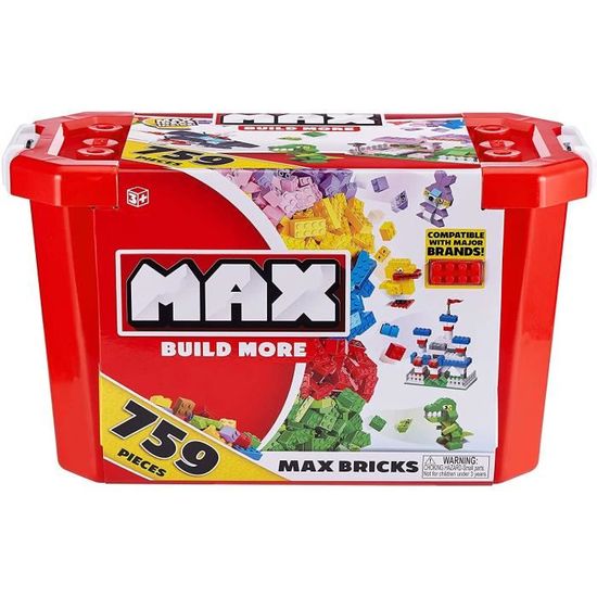 ZURU MAX Build More Ensemble de valeur de briques de construction 759 briques Cdiscount Jeux Jouets