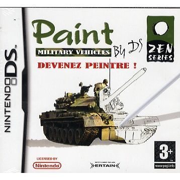 Paint Military Vehicules / Jeu Console Nintendo Ds