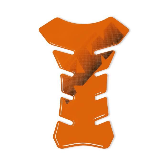 Protection Adhésive 3D pour Réservoir Moto Orange KTM, 19 x 13 cm