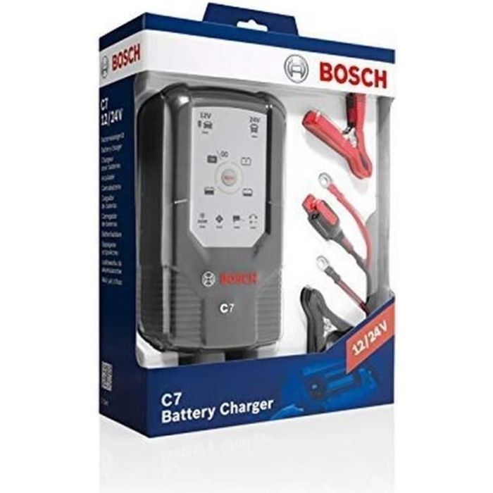 Bosch C7 Chargeur de Batterie Automatique 1224 V - 7 A