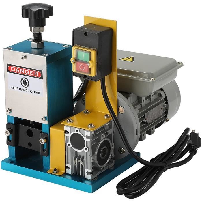 Machine à Dénuder Fils, 180W Dénudeur Câbles Électrique, Pince à Dénuder Fil de Câble de Diamètre de 1,5 à 25mm Machine de Dépouille
