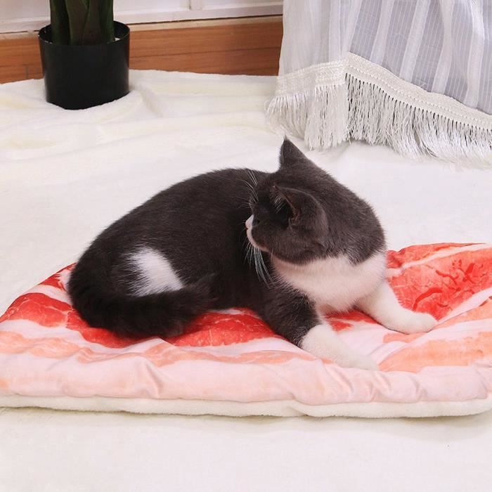 Sac de couchage chaud hiver chat rond pour chien lit apaisant pour animal de compagnie doux en peluche fine ABRI PETIT ANIMAL Pg752
