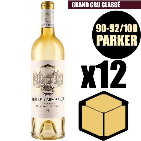X12 Château Carbonnieux 2016 75 cl AOC Pessac-Léognan Blanc Grand Cru Classé Vin Blanc