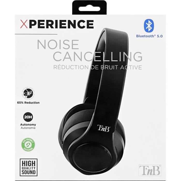 NOISE CANCELLING XPERIENCE - Casque Bluetooth à réduction de bruits active - noir