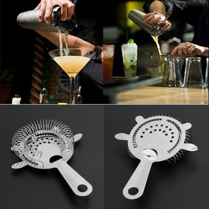 1pc barman Cocktail Shaker acier inoxydable barre fil mixte boisson crépine à glace passoire filtre Cocktail Bar accessoires outil