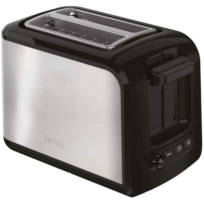CAFETIERE Tefal TT410D10 Grillepain Toaster Express 2 fentes 850W Deacutecongeacutelation Reacutechauffage 7 Niveaux de Dorage I1205