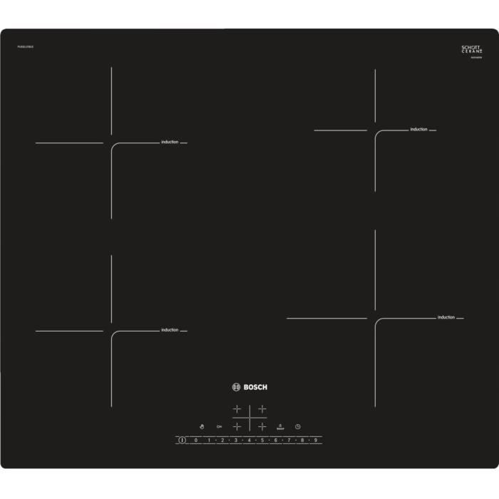 Table de cuisson induction BOSCH PUE611FB1E