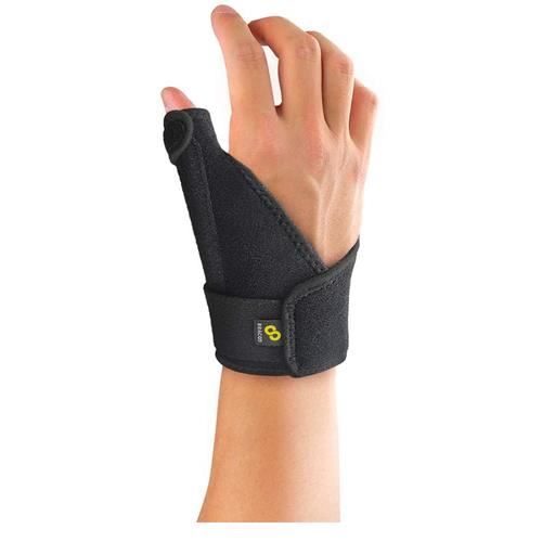BRACOO TP30 Attelle de Pouce/Poignet, Support Néoprène à Double Stabilisateur Dynamique, Main Gauche ou Droite, Soutien Ferme