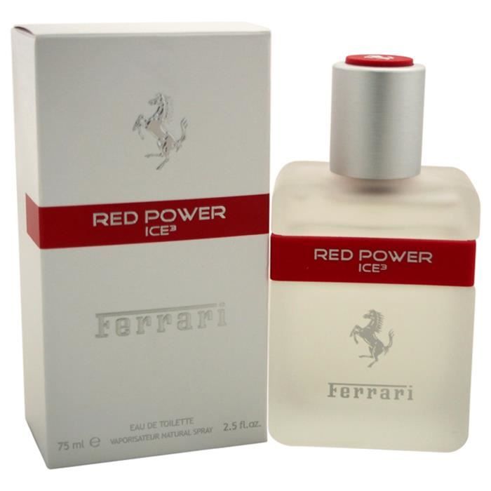 Ferrari Red Power Ice 3 par Ferrari pour homme - Spray EDT 2,5 oz