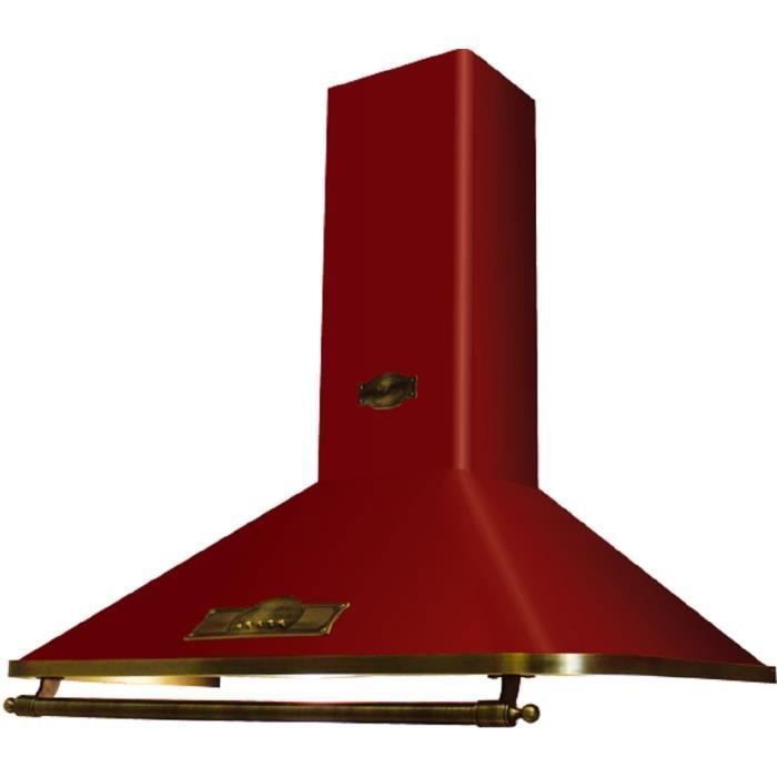 Exclusif Designer Hotte 90 cm de Kaiser/Hotte murale série Modèle Empire/Nouveauté du fabricant Luxe Kaiser/Hotte cheminée Bordeaux