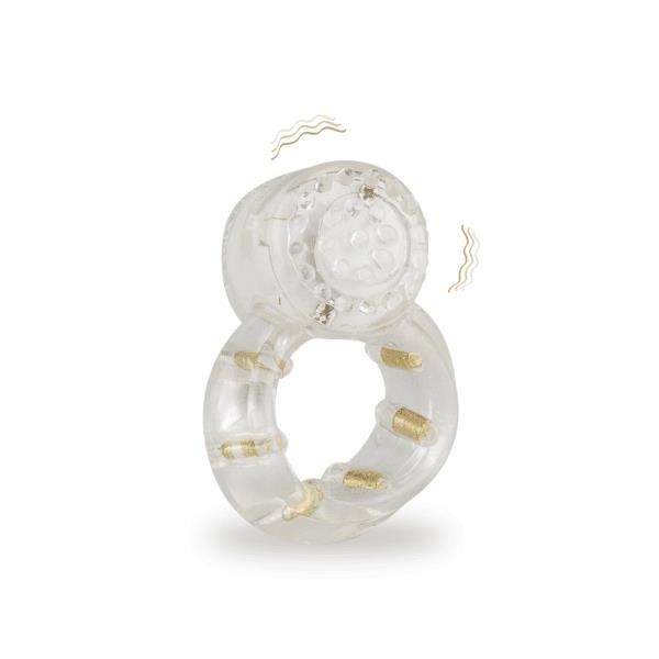 Anneau Cockring Picots Transparent