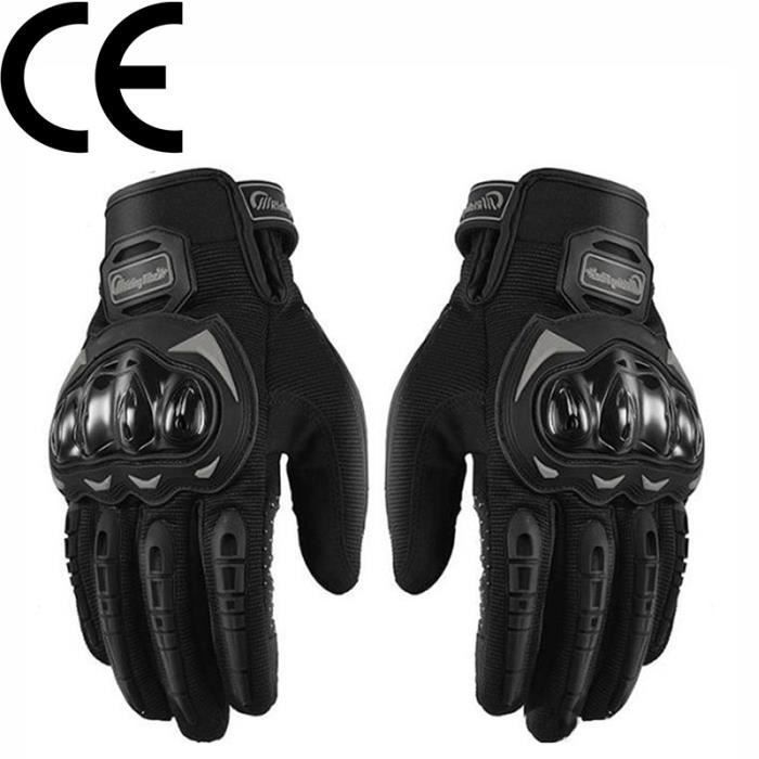 Gants Moto,Gants Scooter Unisexe Mi Saison Ecran Tactile Respirable pour Auto Moto, Vélo