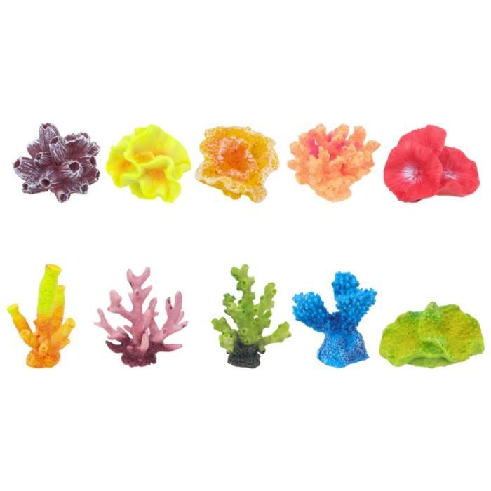 Simulation Corail Résine Vivid Fish Tank Ornement Artisanat Aménagement Paysager Décoration pour Aquarium D'eau AQUARIUM