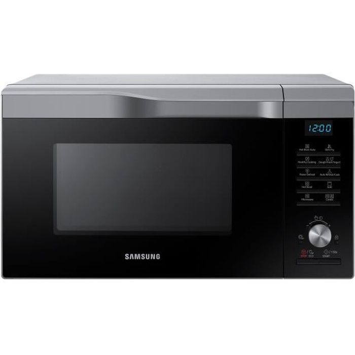 Samsung MC28M6055CS, Comptoir, Micro-onde combiné, 28 L, 900 W, boutons, Rotatif, Toucher, Noir, Argent