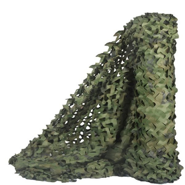 Filet de camouflage 3 * 5m, filet d'ombrage, adapté au camp militaire et à la décoration de la cour et à divers endroits