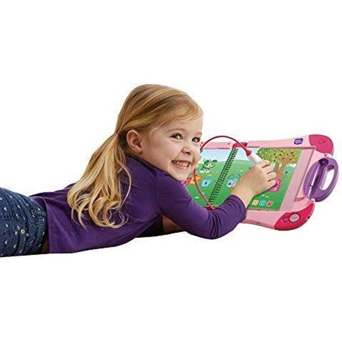 VTech  &ndash Système d'apprentissage interactif, magibook, rose - 80-602157