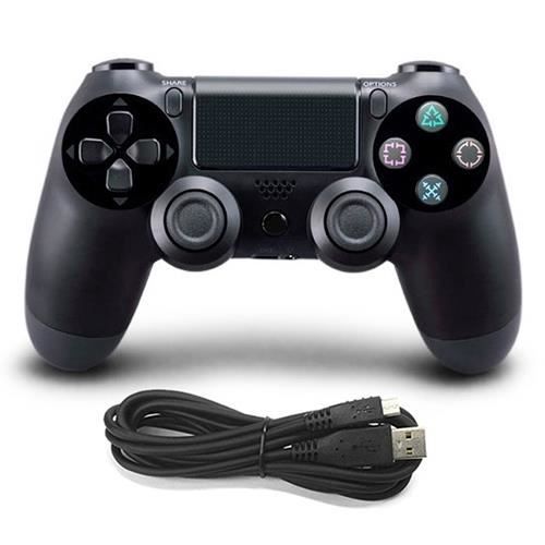 Contrôleur de jeu câblé DUALSHOCK 4 pour Sony PS4 (Noir) - 227650 Noir