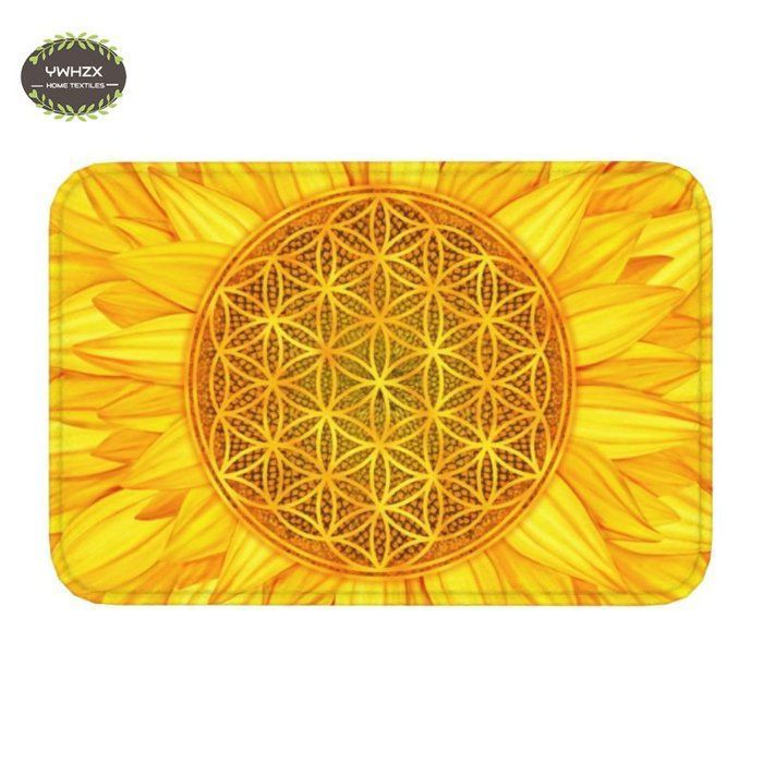 Grande Tapisserie 100x150 Cm Metatron Cube Fleur De Vie Merkaba - Tenture Murale, Plage, Yoga, Couverture Picnic