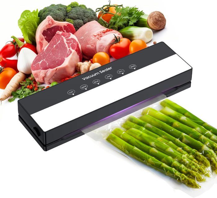 Machine Sous Vide Alimentaire - HAUTSTORE - 5 en 1 - Noir - 120W - Modes Sec et Humide