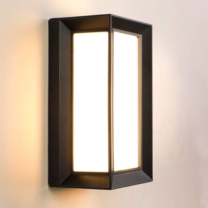 Applique murale extérieure 18W Applique murale extérieure IP66 LED Applique murale extérieure Éclairage extérieur Lampe étanche en
