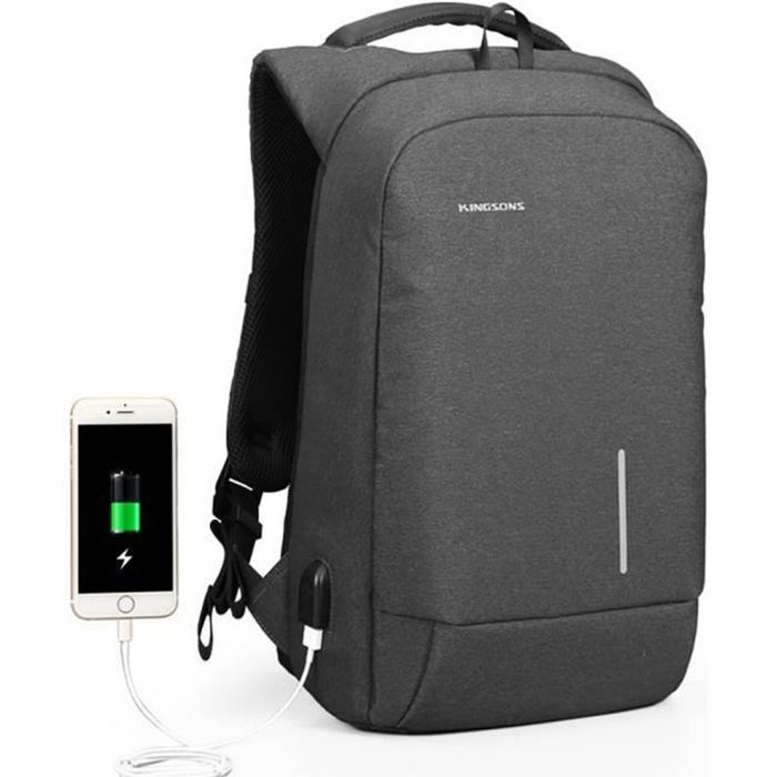 Sac à Dos Femme Léger Avec Port USB - Cuir Synthétique - Bandoulière Réglable - Idéal Voyage Et Quotidien