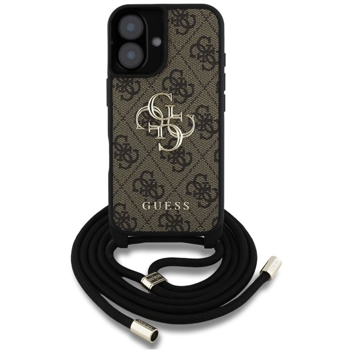 Étui bandoulière Guess 4G avec grand logo et cordon pour iPhone 16 - vue 6