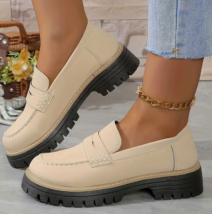Mocassins Compensés En Daim Pour Femme - Confortables Et Tendance