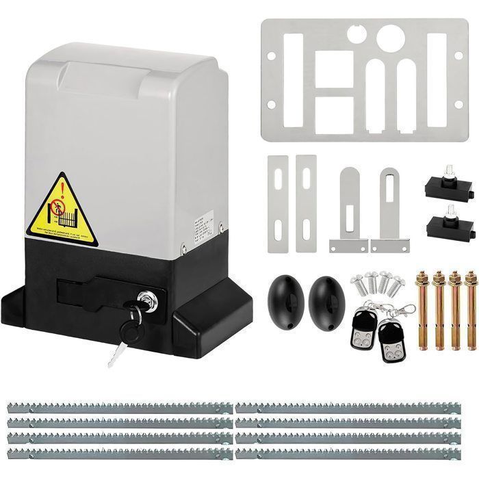 Motorisation portail coulissant Kit dentraînement de portail coulissant avec 2