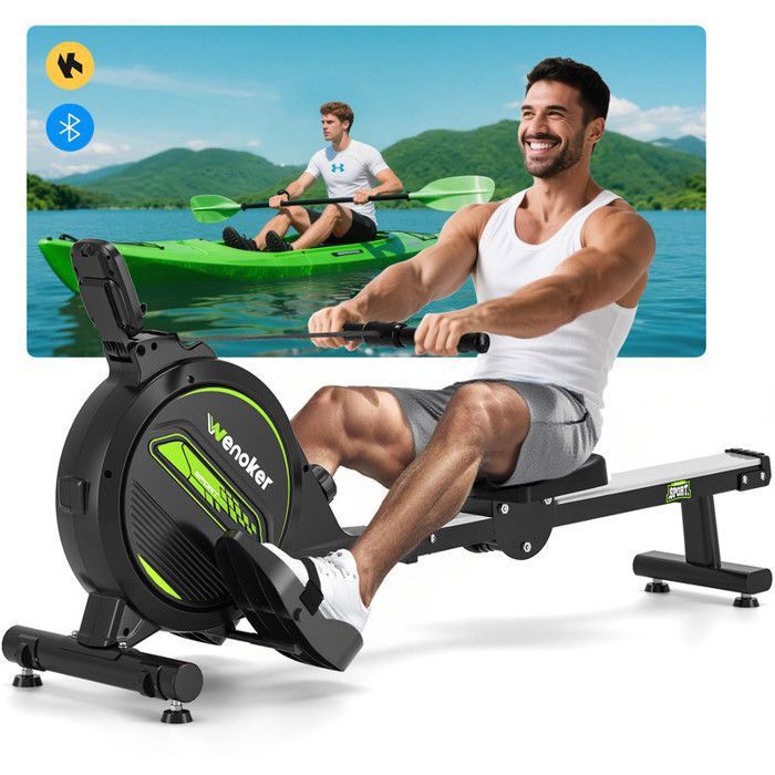 Rameur Magnétique EvoSpark - Pliable - Capacité 350 Lb (159 Kg) - Neuf
