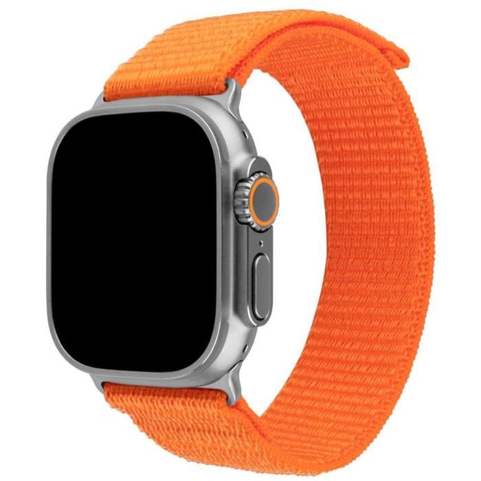 Bracelet sport - FIXED - Apple Watch Ultra 49mm - Nylon - Orange - Tour de poignet 16-21 cm