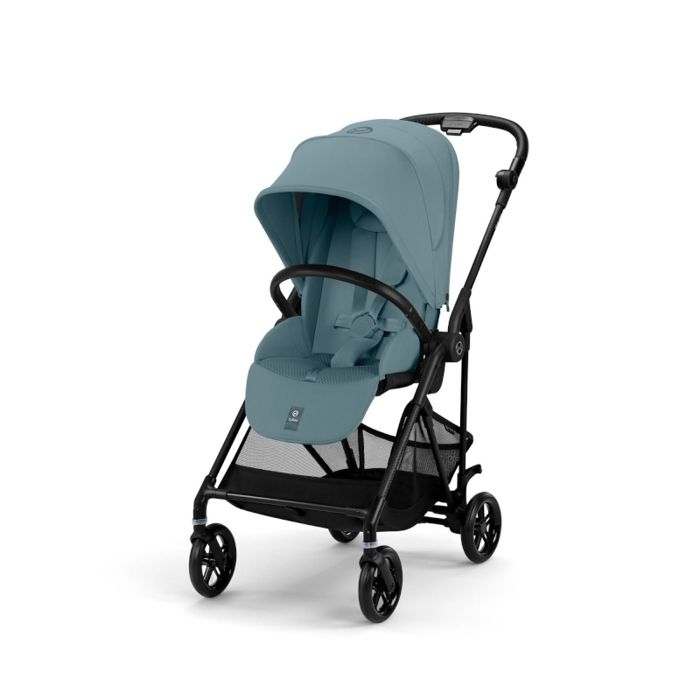 CYBEX - Poussette Melio Carbon Gold Stormy Blue