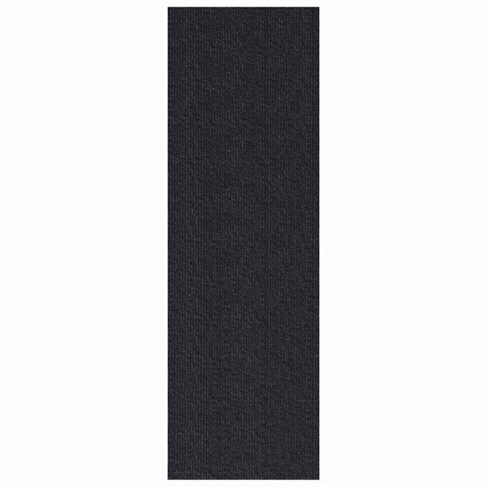 Tapis de couloir moderne - vidaXL - 80x300 cm - Anthracite - Antidérapant - Résistant aux taches - Facile à nettoyer