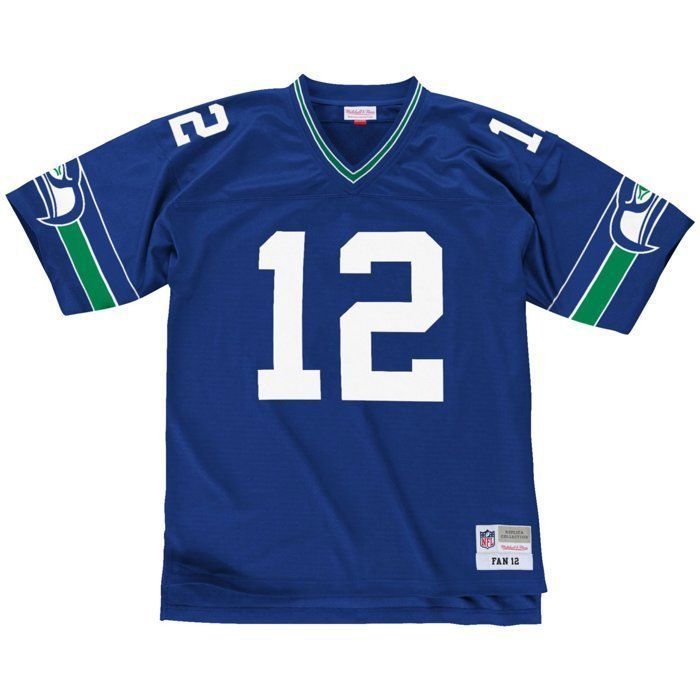 Maillot NFL - MITCHELL & NESS - Seattle Seahawks - Homme - Vert - 100% Polyester