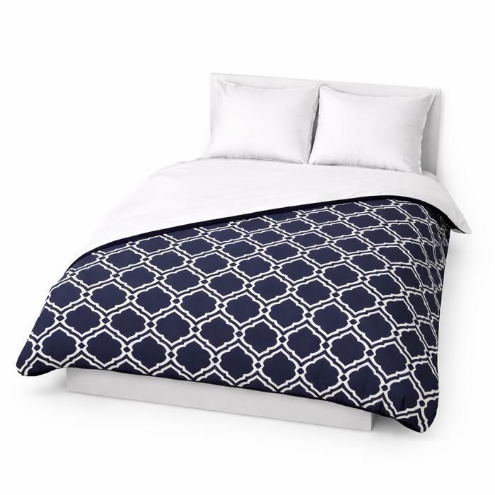 Couette - MORTREUX - Indu15 - 240x260 cm - Microfibre imprimée - Garnissage 200 g/m² (ultra légère)