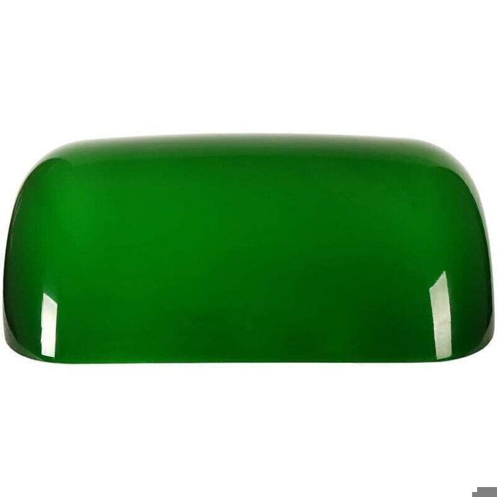 Abat-jour de rechange en verre pour lampe de bureau (vert)
