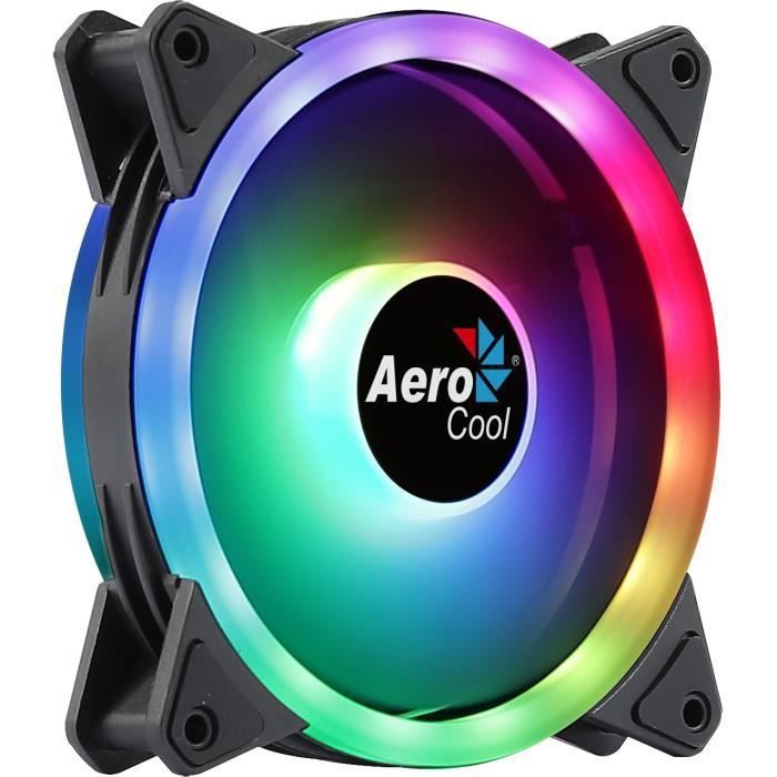 Ventilateur – AEROCOOL – Duo 12 ARGB – 120mm – 1000 TPM – 197 dBA