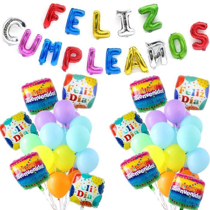Ballons D Anniversaire 41 Pcs Imprimes Mylar Ballons Et Foil Ballons Lettre De Joyeux Anniversaire Espagnol 3lqkem Achat Vente Ballon Decoratif Soldes Sur Cdiscount Des Le Janvier Cdiscount Ballons D Anniversaire 41 Pcs Imprimes Mylar Ballons Et Foil Ballons Lettre De Joyeux Anniversaire Espagnol 3lqkem Achat Vente Ballon Decoratif Soldes Sur Cdiscount Des Le Janvier Cdiscount