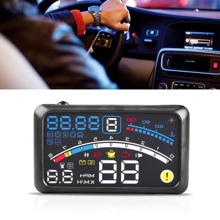 Voiture HUD Compteur de vitesse Projecteur OBD2 system 3.5/" Affichage Tête Haute