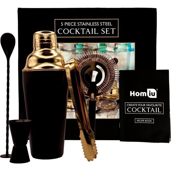 Kit Cocktail Noir - 5 Pièces