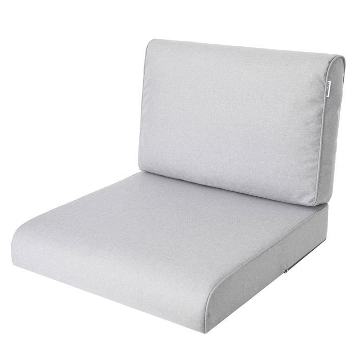 Coussin - Nel - 50x50 cm - Gris foncé - Extérieur - Relaxation