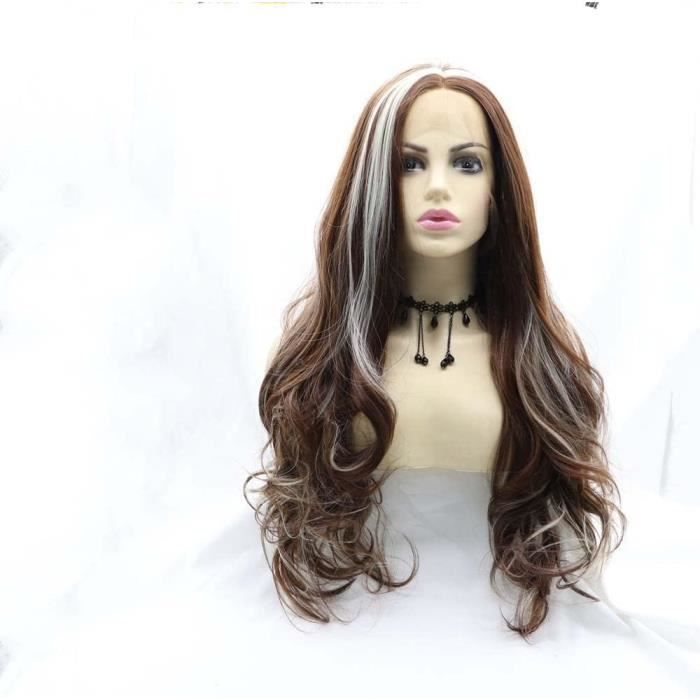 Perruque lace wig synthétique pas cher hot sale