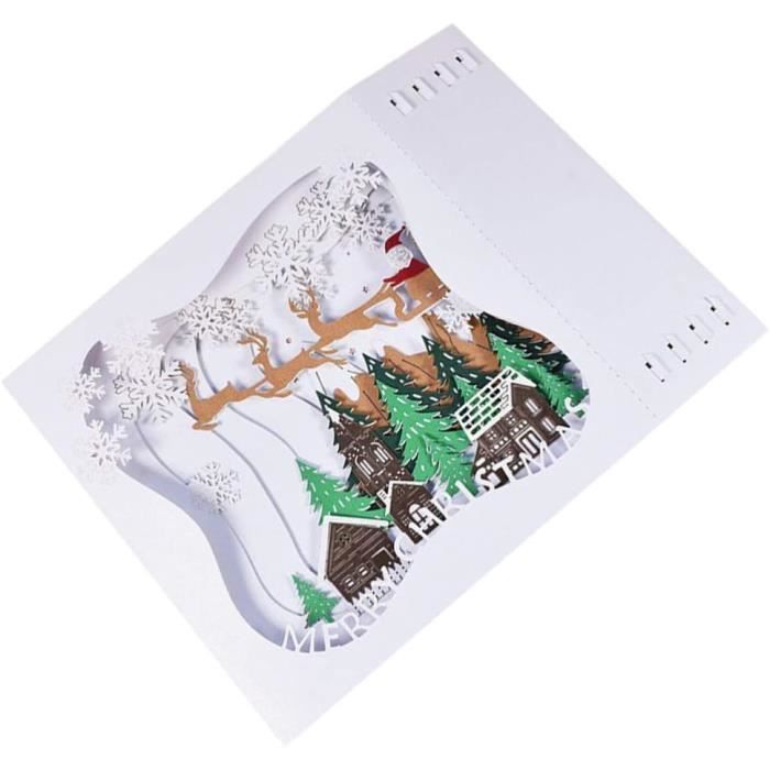 1 Pc Carte De Noel 3D Carte De Noël CartesCadeaux De Noël Carte Sapin