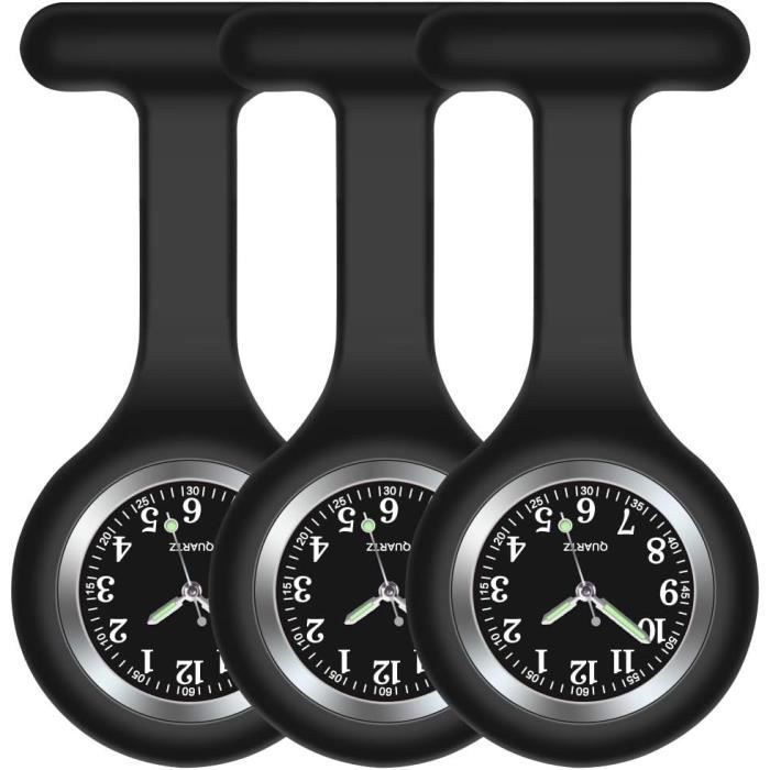 Montre d'infirmière chromé - BAYARD