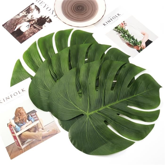 Wallpaper Tinksky 12pcs 35x29cm Artificiels Feuilles De Palmier Tropical Desktop Wallpaper Free