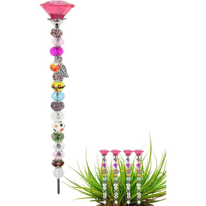 2 Piquets De Jardin Décoratifs En Métal - Motif Fourmis, 20x28 Cm - Décoration Extérieure Pour Pelouse, Cour