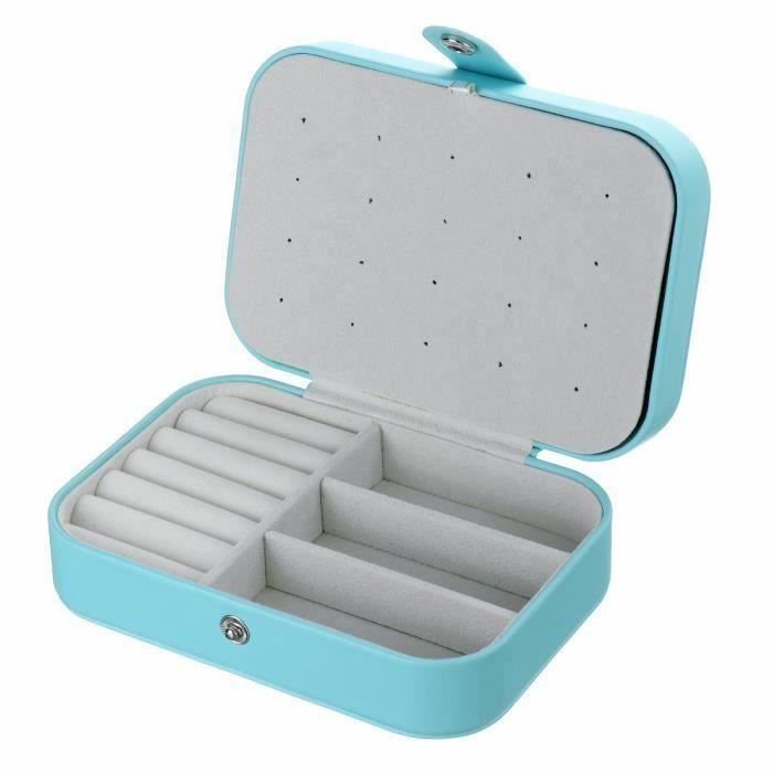 Generic Boîte à bijoux en cuir PU, Espace de rangement bagues, coffre a bijoux, Cadeaux pour les femmes à prix pas cher | Maroc