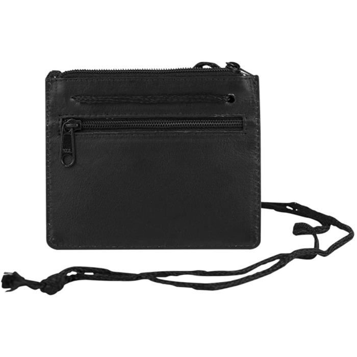 Pochettes tour de cou de voyage LEAS Pochette de s curit en cuir