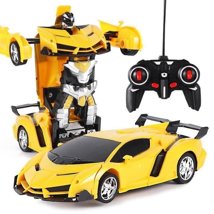 1:18 Transformers Voiture télécommandée électrique télécommandée à Grande Vitesse Voiture RC Robots Jouets pour Cadeaux Enfants