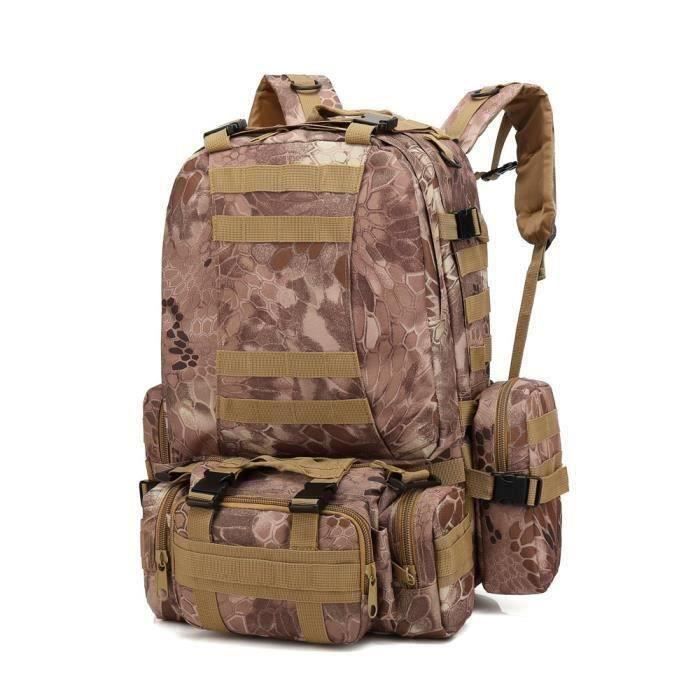 Sacoche Tactique Ceinture MOLLE Flintronic - Nylon 600D - Organisation EDC Pour Randonnée Et Vélo - 2