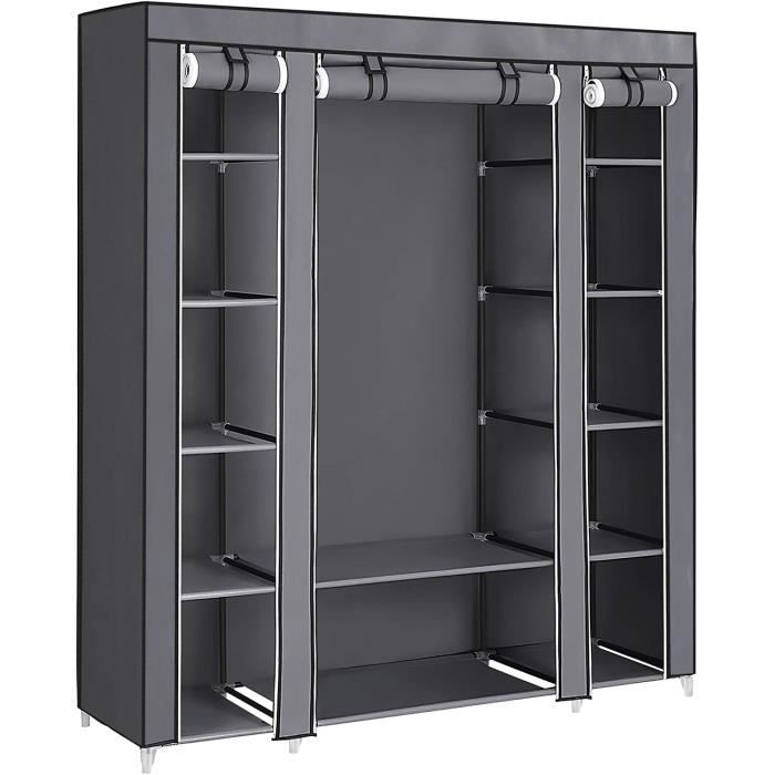 PENDERIE SOUPLE Armoire de Rangement, Penderie Pliable en Tissus, Garde